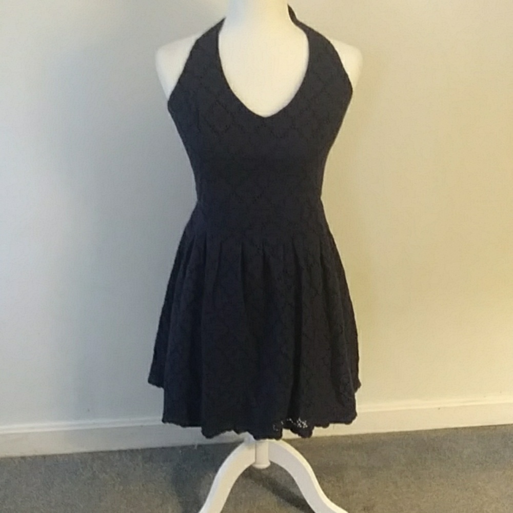 🌐LILLY PULITZER Ross Eyelet Lace Navy Dress